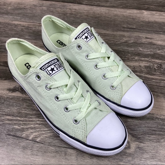 pale green converse